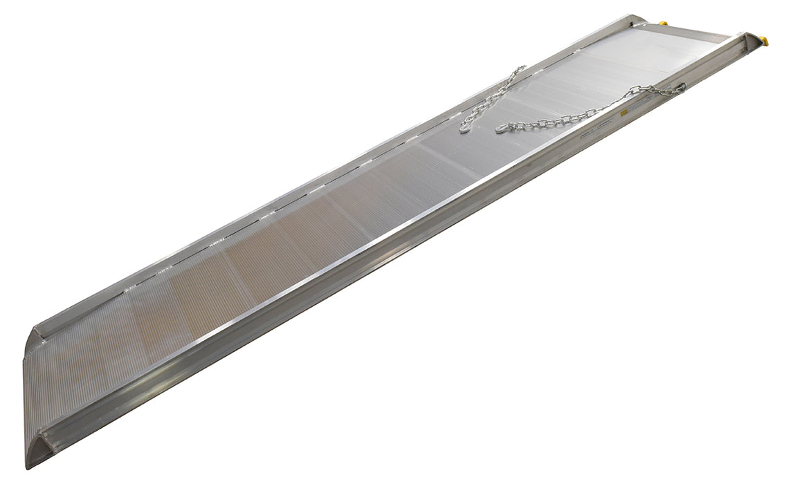 Vestil AWR-28-10B aluminum wheel walk ramp steel hook style - view 2