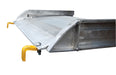Vestil AWR-28-16B Aluminum Wheel Walk Ramp Steel Hook Style 194-5/8 in. x 28 in. 1,000 lb. Capacity Silver