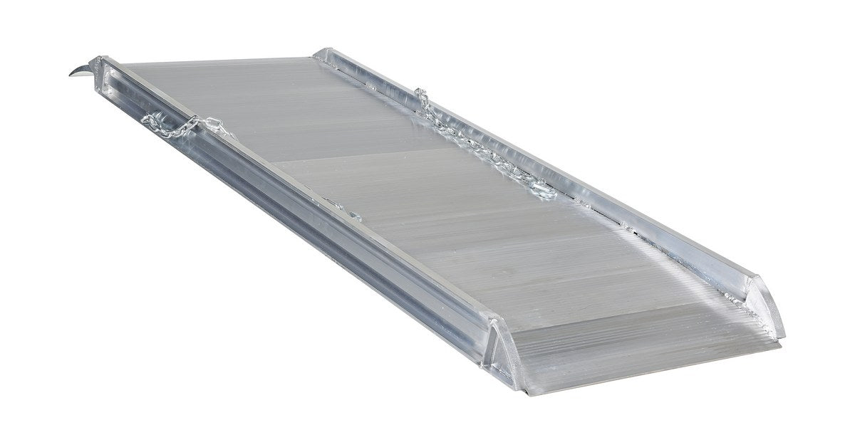Vestil AWR-28-6A Aluminum Wheel Walk Ramp Overlapping Style 72 in. x 28 in. 2,800 lb. Capacity Silver