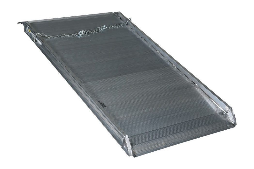 Vestil AWR-38-6A Aluminum Wheel Walk Ramp Overlapping Style 72 in. x 38 in. 2,800 lb. Capacity Silver