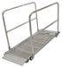 Vestil AWR-G-28-7A-HR aluminum grip-strut walk ramps with handrails - view 2