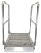 Vestil AWR-G-28-7A-HR aluminum grip-strut walk ramps with handrails - view 4