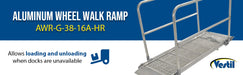 Vestil AWR-G-38-16A-HR aluminum grip-strut walk ramps with handrails feature overview 3