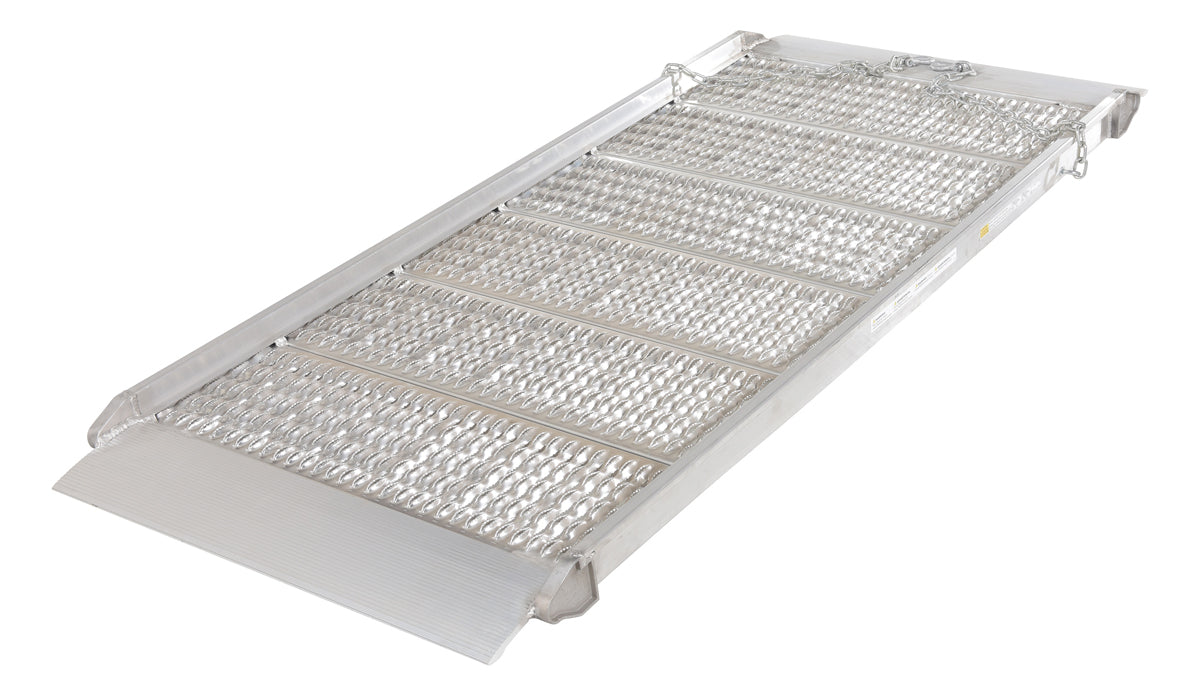 Vestil AWR-G-38-7A aluminum grip-strut walk ramps - view 2
