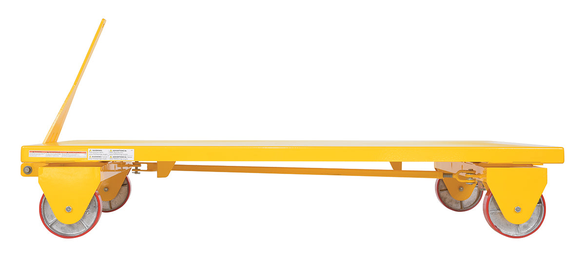 Vestil AWST-3672-PU steel all wheel steer truck - view 6
