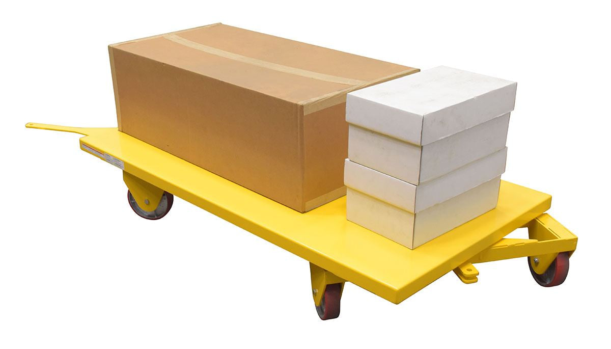 Vestil AWST-3672-PU steel all wheel steer truck - view 9