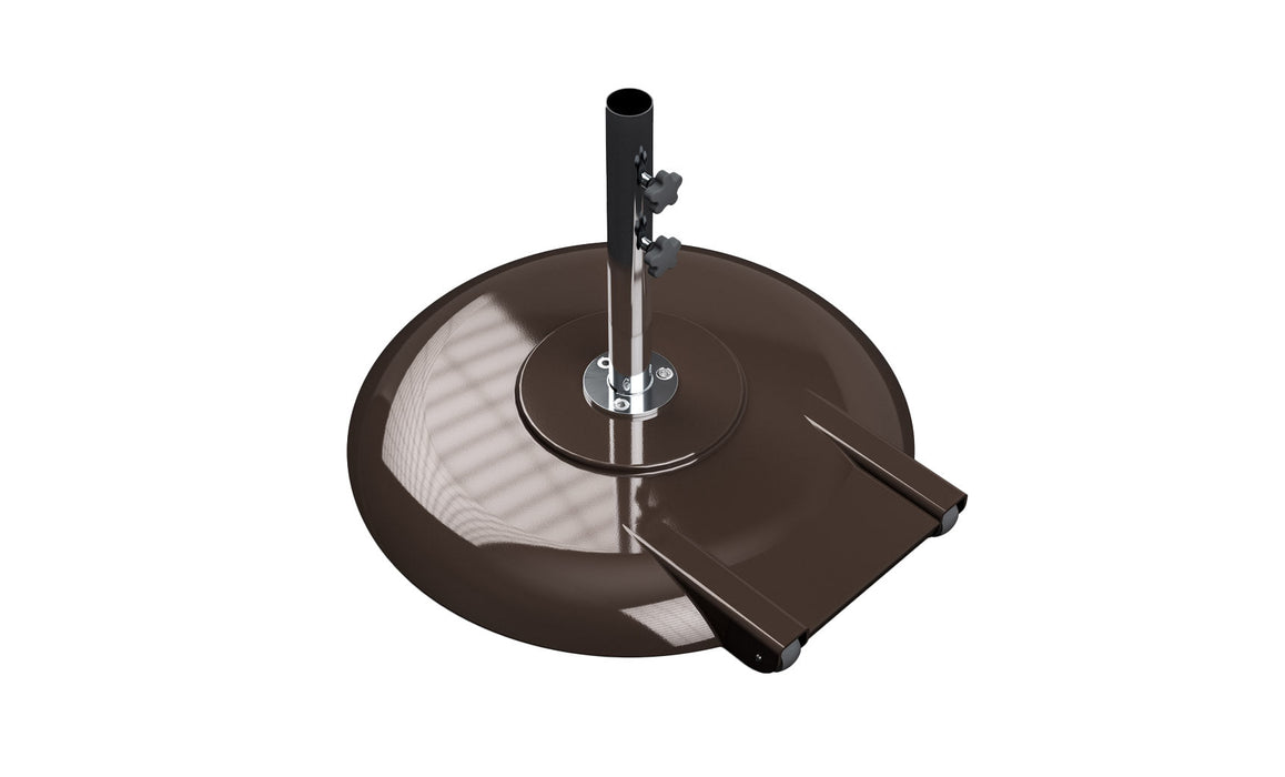 Ledge Lounger Aluminum Umbrella Base with Wheels — view 15