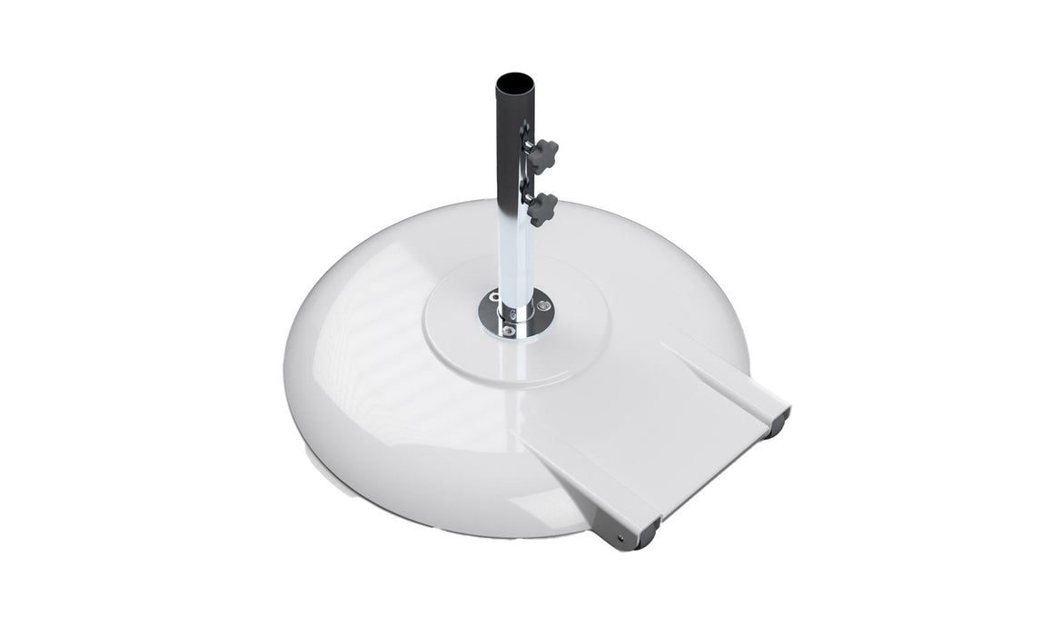 Ledge Lounger Aluminum Umbrella Base with Wheels — view 17