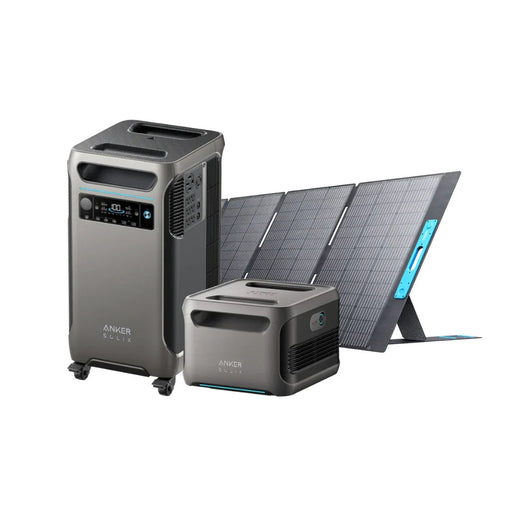 Green Vista Living Anker SOLIX F3800 + Expansion Battery + 400W Portable Solar Panel - Main Product Image