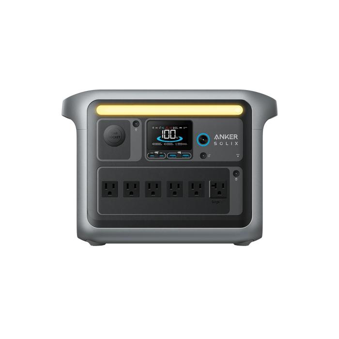 Green Vista Living Anker SOLIX C1000X Portable Power Station Solar Generator (1056Wh | 1800W) - Main Product Image