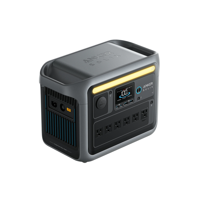 Green Vista Living Anker SOLIX C1000X Portable Power Station Solar Generator (1056Wh | 1800W) - Alternate View