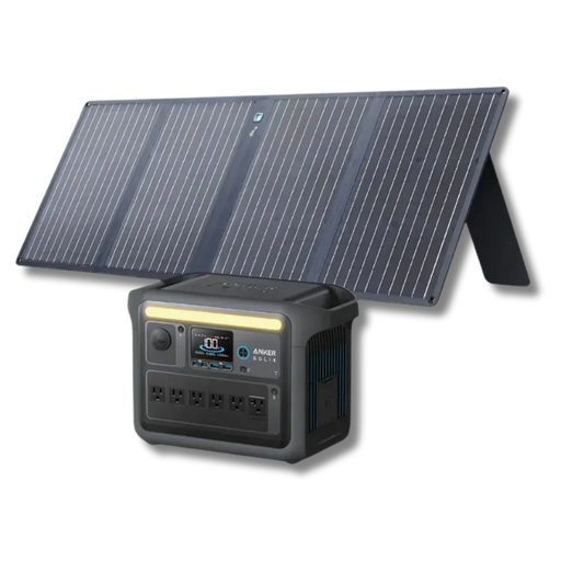 Green Vista Living Anker SOLIX C1000X Portable Power Station with Solar Panel - Main Product Image