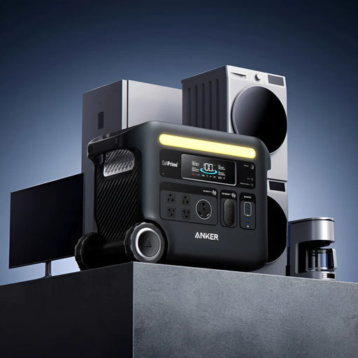 Green Vista Living Anker SOLIX F2600 Solar Generator + 400W Solar Panel - Alternate View