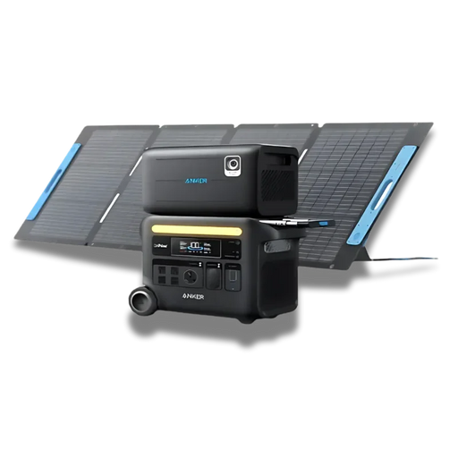 Green Vista Living Anker SOLIX F2600 Solar Generator + BP2600 Expansion Battery - Alternate View