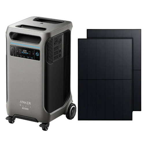 Green Vista Living Anker SOLIX F3800 Plus Portable Power Station + 410W Rigid Solar Panel - Alternate View