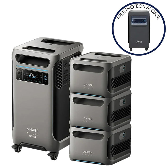 Green Vista Living Anker SOLIX F3800 Plus Portable Power Station + Extra Battery - Detail View 3