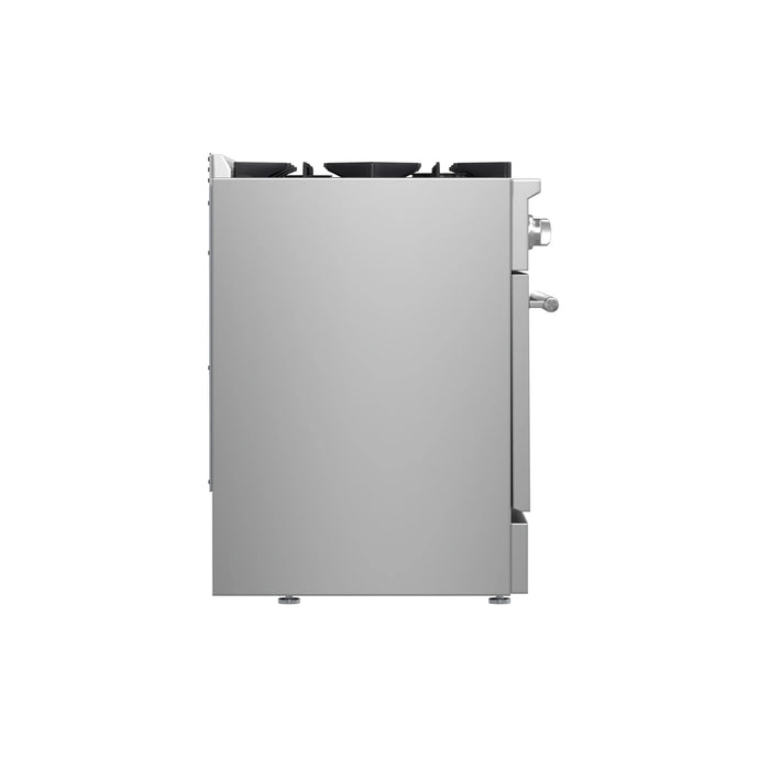 Forno Marco 36-Inch Gas Range 6 Gas Burners, 5.36 cu.ft. Convection Oven and Temperature Gauge in Stainless Steel (FFSGS6277-36)