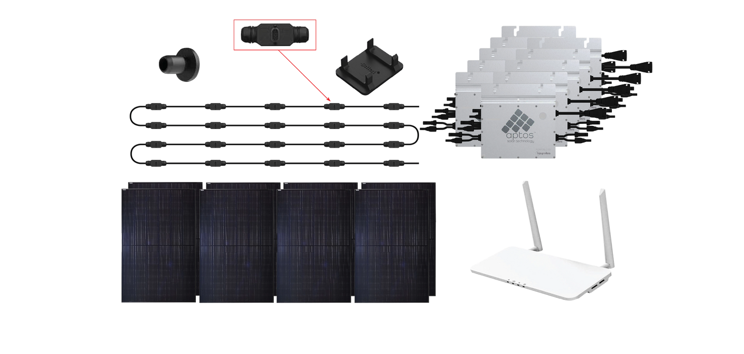 Aptos Grid Tie Microinverter Solar Panel Kit - Urban Supply Inc