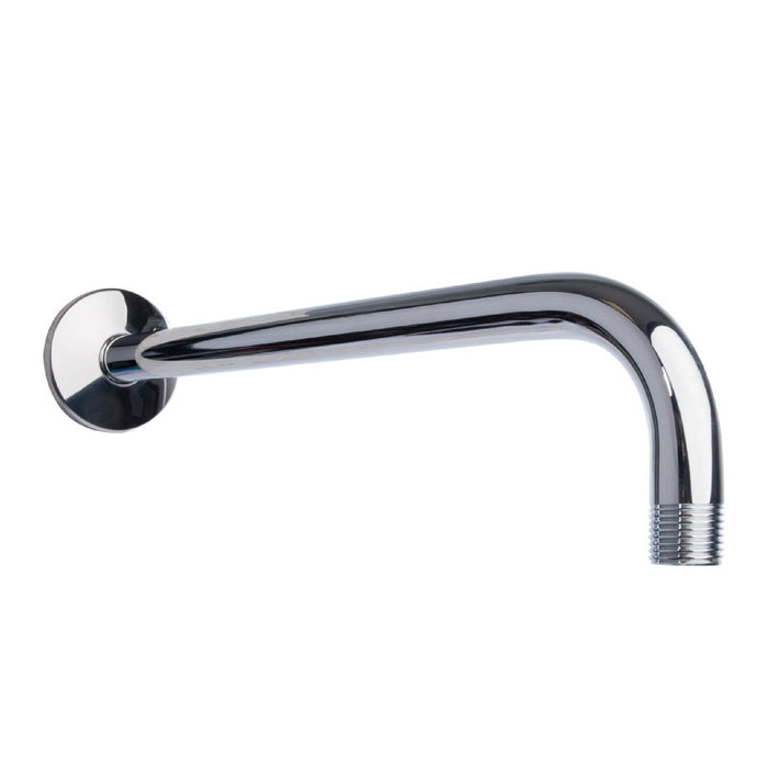 Utility-Sink.com 12 in. L-Shaped Shower Head Extension Arm (Chrome Finish) - Main Product Image