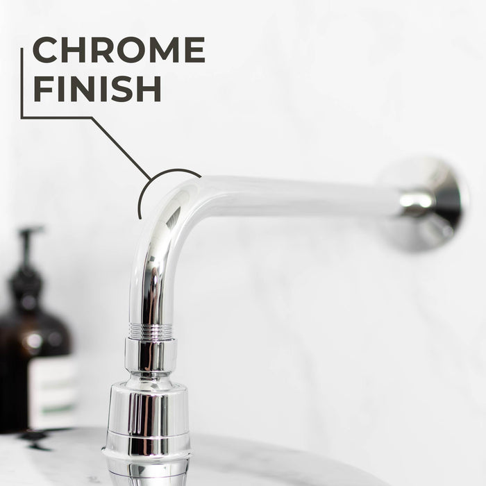 Utility-Sink.com 12 in. L-Shaped Shower Head Extension Arm (Chrome Finish) - Product Image 6