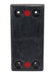 Vestil B-1224-3 rubber rectangle molded bumper - view 3