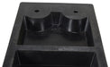 Vestil B-1224-3 rubber rectangle molded bumper - view 4