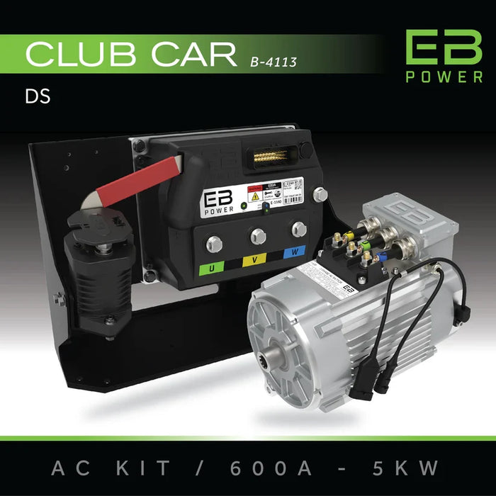 Eco Battery EB Power AC Kit / 600A + 5kW (MOST TORQUE) / Club Car DS Series/Resistor