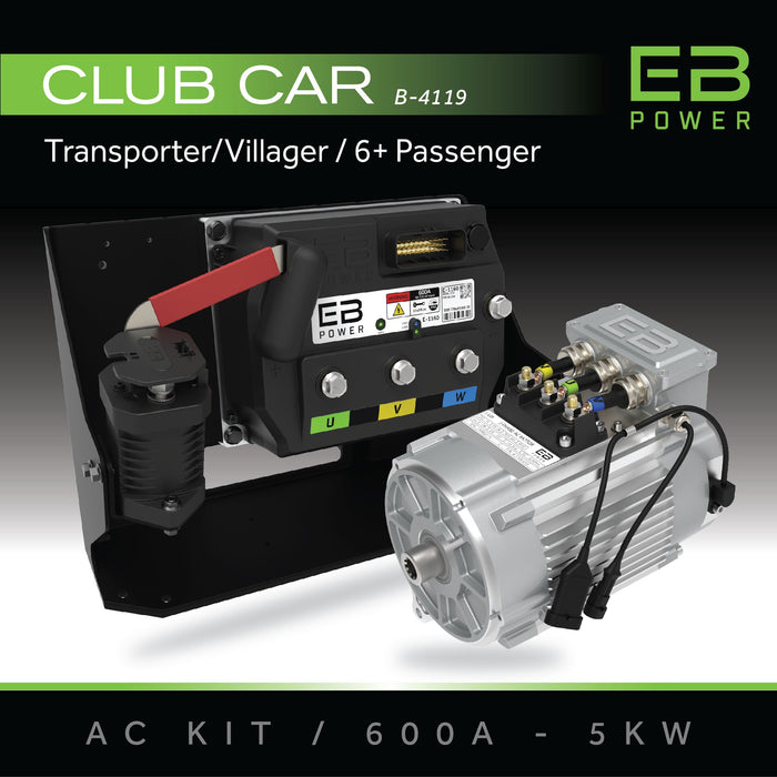 AC Powertrain Bundle / Club Car DS / Universal - front view