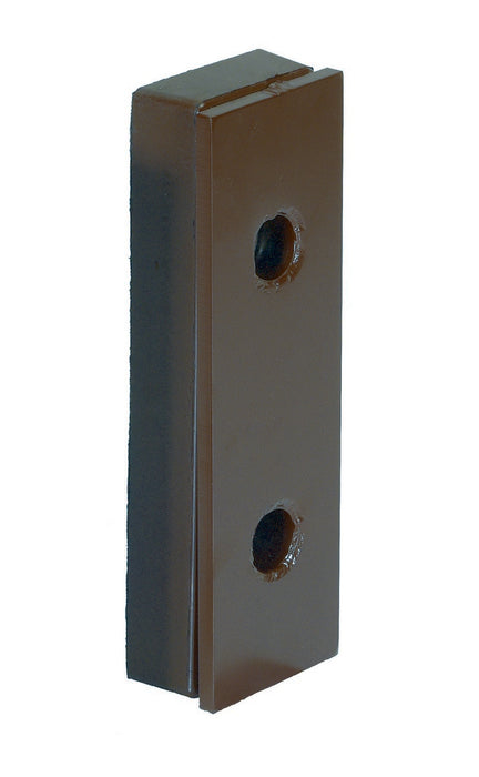 Vestil B-516-SF Steel Face Molded Rubber Bumper 2-5/8 in. x 5 in. x 16-1/8 in. Black