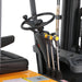 Xilin CPD15SE-Li-189 3 wheel electric forklift mast and lift detail