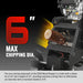 6 inch E-start Zonsen 459cc 15hp Gas Powered 4 - Wheel Drum Wood Chipper with Taillight ,  B150