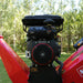 8 inch ZONSEN E-Start 1000cc 35hp Gas Powered 4 - Wheel Drum Wood Chipper with Taillight ,  B200