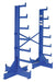 Vestil BAR-R-84-S Steel Single Sided Bar Stock Tree Starter Unit 7 Levels 500 lb. Capacity Per Arm Blue