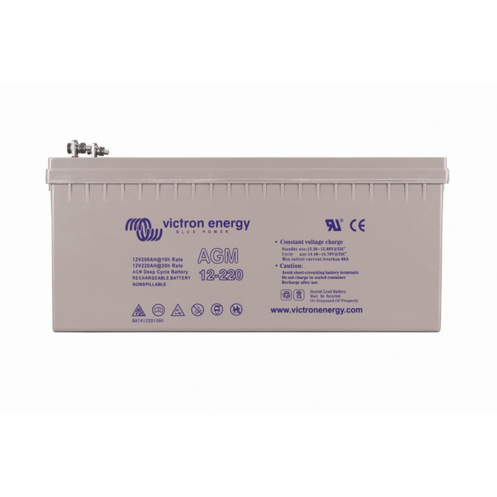 Victron Energy 12 Volt 220Ah AGM Deep Cycle Battery