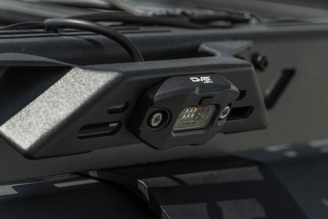 DV8 Offroad Elite White/Amber Push Button Dome Light – installed on vehicle, image 8 of 11