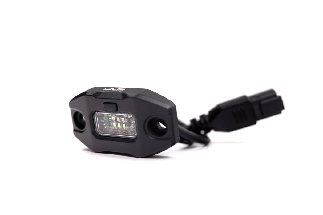 DV8 Offroad Elite White/Amber Push Button Dome Light – product view, image 1 of 11