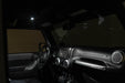 DV8 Offroad Elite White Push Button Dome Light – installed on vehicle, image 4 of 11