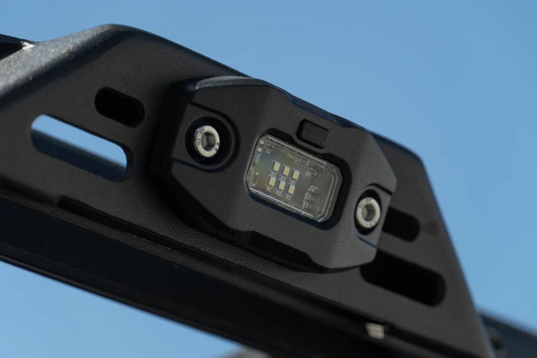 DV8 Offroad Elite White Push Button Dome Light – installed on vehicle, image 6 of 11