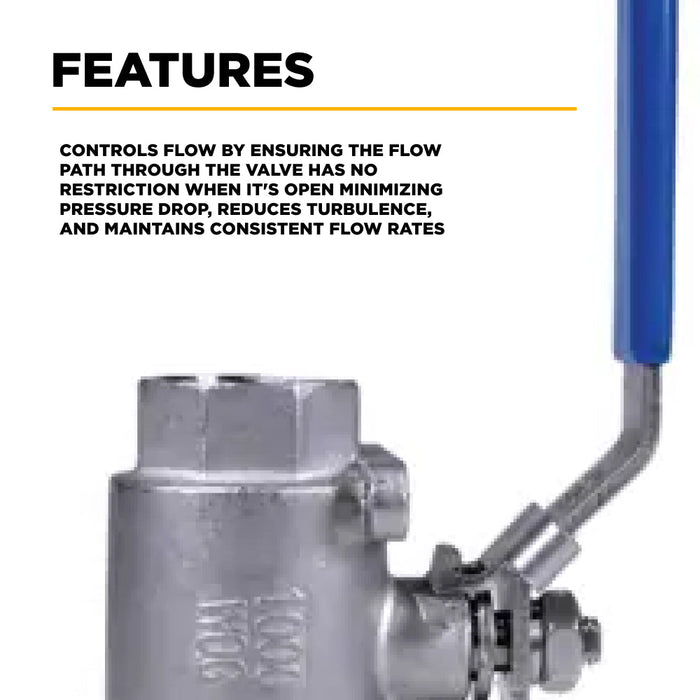 1" Full Port Ball Valve