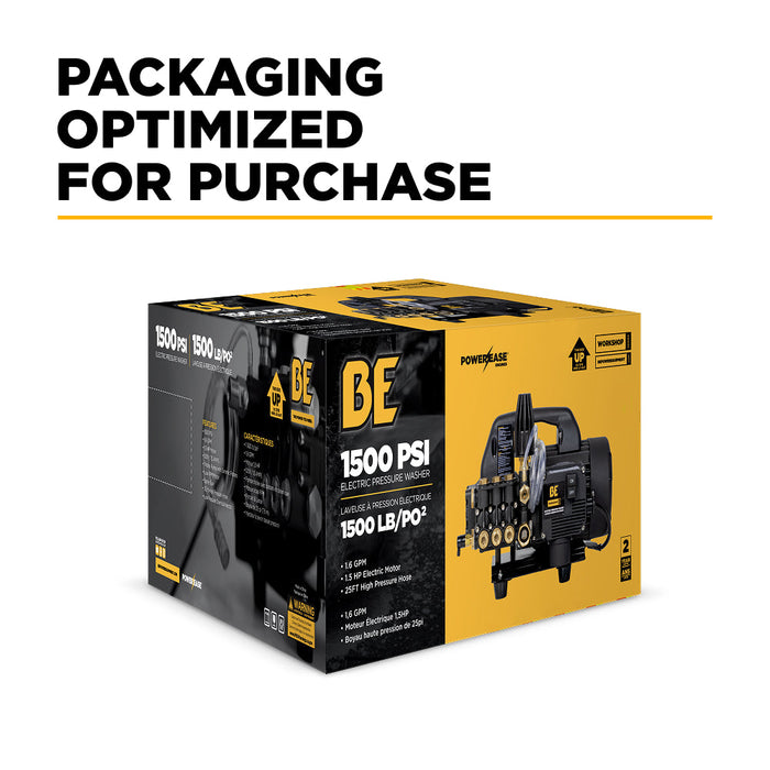 1,500 PSI 1.6 GPM 1.5 HP Portable Electric Pressure Washer – P1515EPN