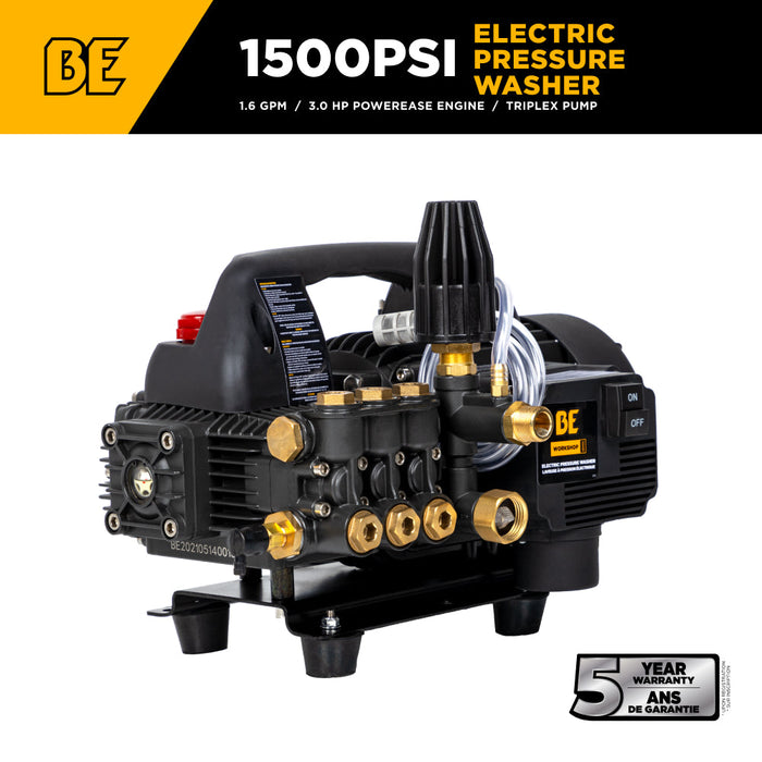 1,500 PSI 1.6 GPM 1.5 HP Portable Electric Pressure Washer – P1515EPN