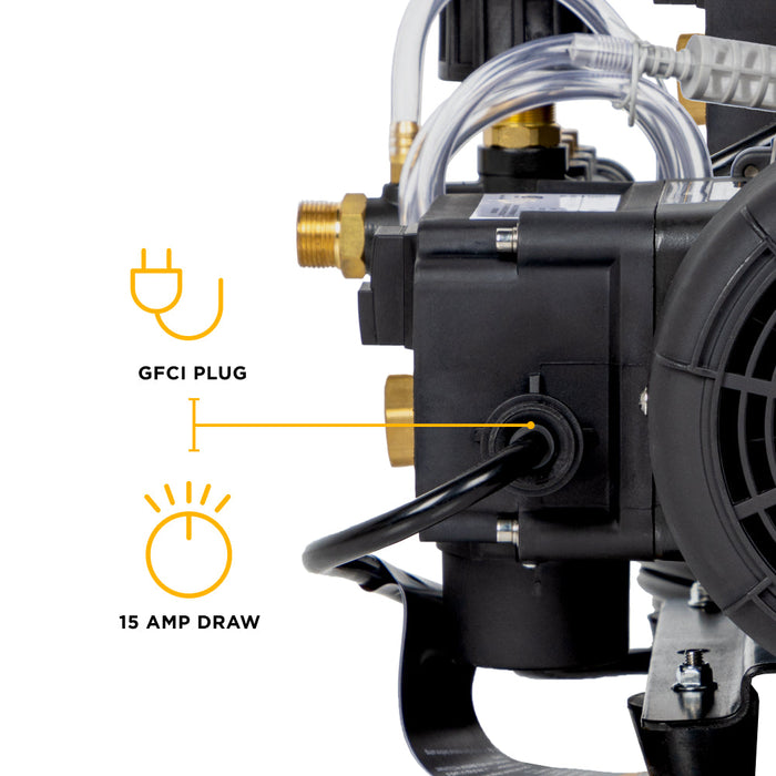 1,500 PSI 1.6 GPM 1.5 HP Portable Electric Pressure Washer – P1515EPN