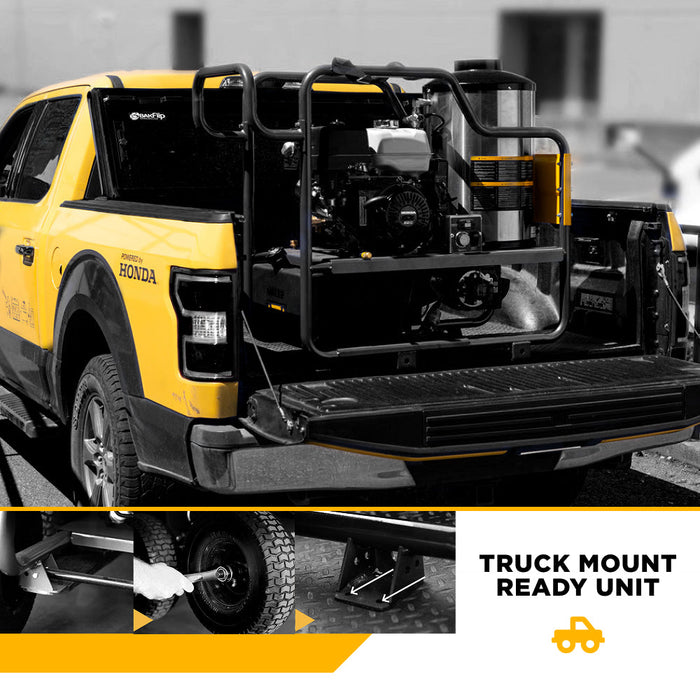 1,500 PSI 2.0 GPM Hot Water Pressure Washer with TechTop Motor and CP Triplex Pump - HW152EA