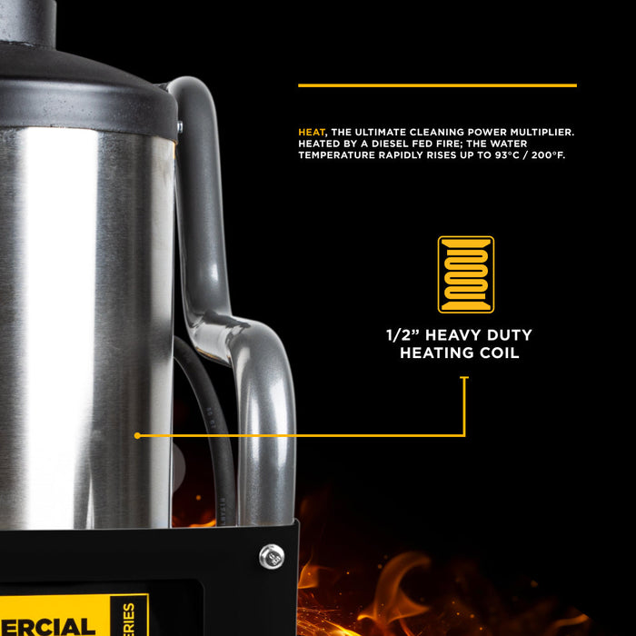 1,500 PSI 2.0 GPM Hot Water Pressure Washer with TechTop Motor and CP Triplex Pump - HW152EA