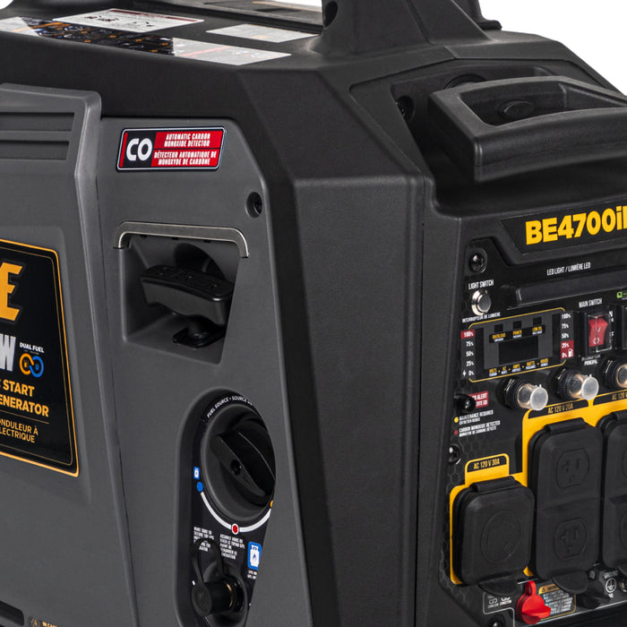 4,700 Watt Dual-Fuel Digital Inverter Generator - BE4700ID