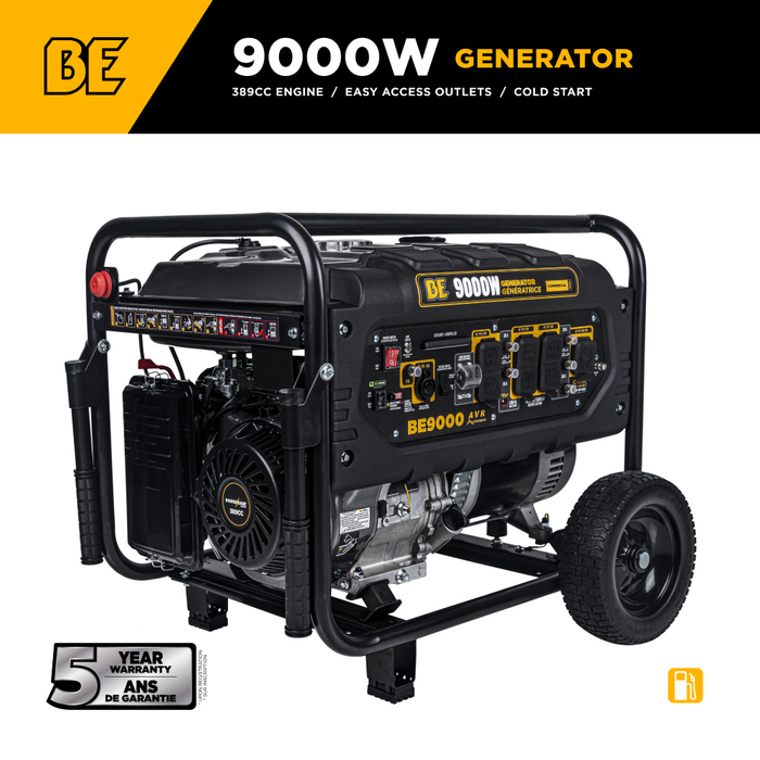 9,000 Watt Generator - BE9000