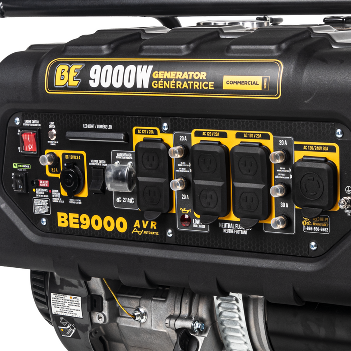 9,000 Watt Generator - BE9000