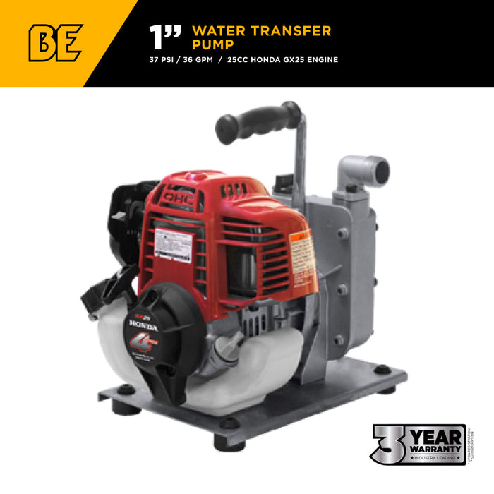 1" Water Transfer Pump with Honda GX25 Engine