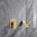 wonderland shower inc Waterfall Wall-mount pressure balance Bath Tub Filler Faucet Brushed Gold