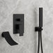 wonderland shower inc Waterfall Wall-mount Bath Tub Filler Faucet with Handheld Shower Oil Rubbered bronze or Matte Black...
